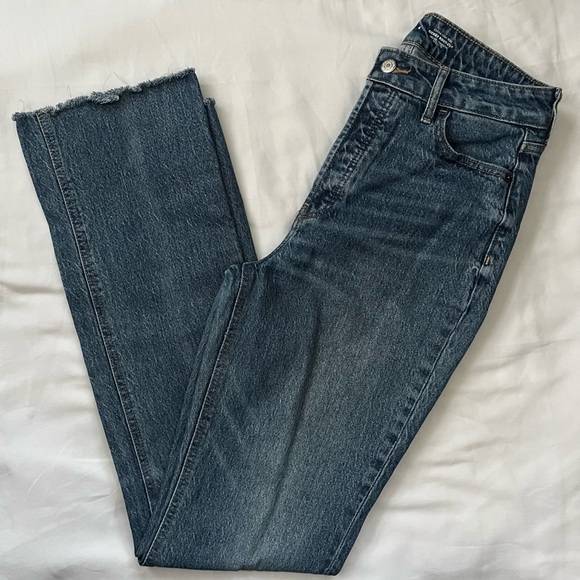 Old Navy Dark Blue Straight Leg Jeans - Picture 1 of 3